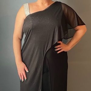 Black Elegant Romper